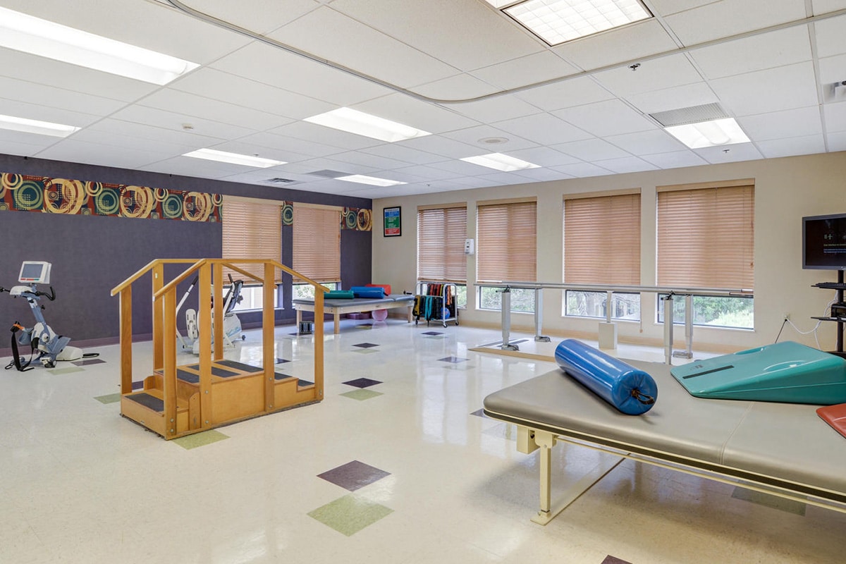 The rehab equipment at Highland Hills